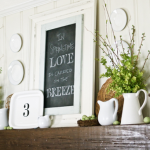 Spring Mantel