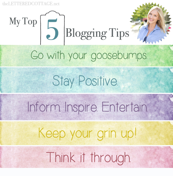 My Top 5 Blogging Tips The Lettered Cottage