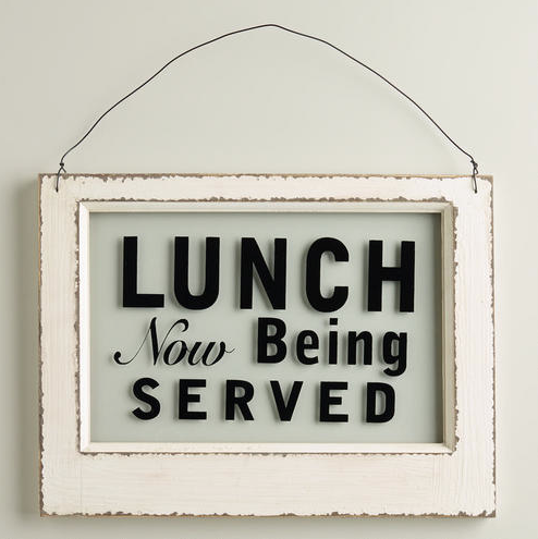 Kitchen Window Sign - The Lettered Cottage