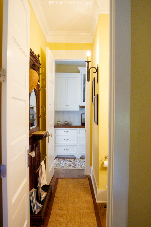 Traditional Yellow Bathroom The Lettered Cottage