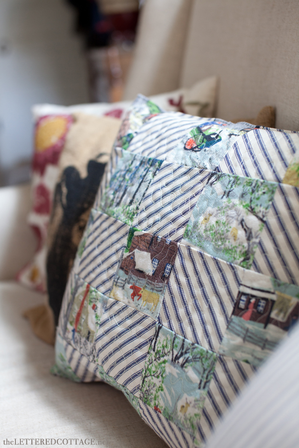 Vintage Pillows | The Lettered Cottage