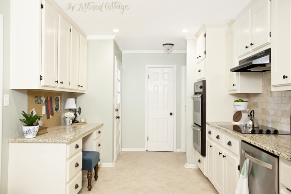 Kitchen Makeover | Navajo White Paint | Comfort Gray Paint | The Lettered Cottage