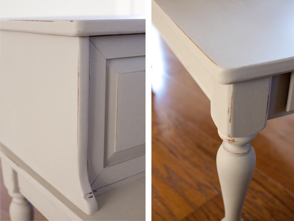 Annie Sloan Cocoa | Side table makeover