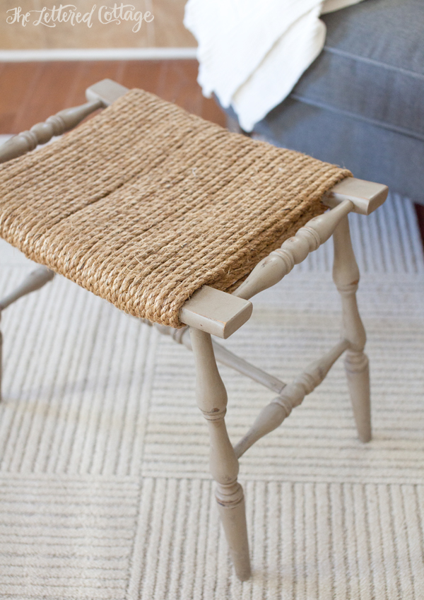 Rope Covered Stool