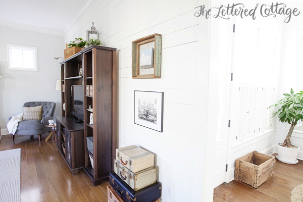 The Lettered Cottage | Wood Plank Wall