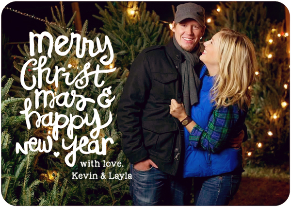 Merry Christmas Card | The Lettered Cottage
