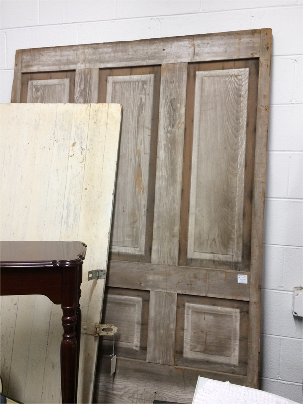 Old Salvaged Door | Sliding Barn Door | Wide Door | Raised Panel