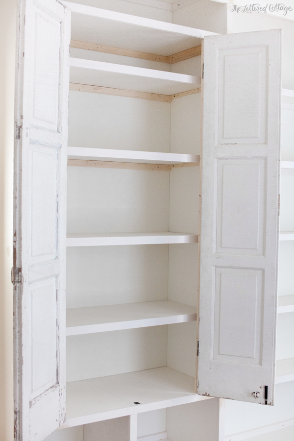 Built In Cabinet Storage | Shutter Doors