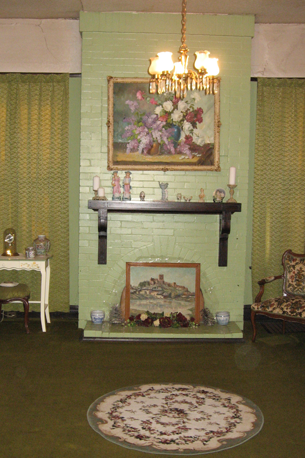 Living Room Fireplace Before