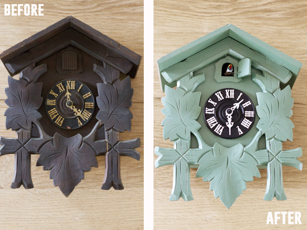 Cuckoo Clock Makeover | The Lettered Cottage