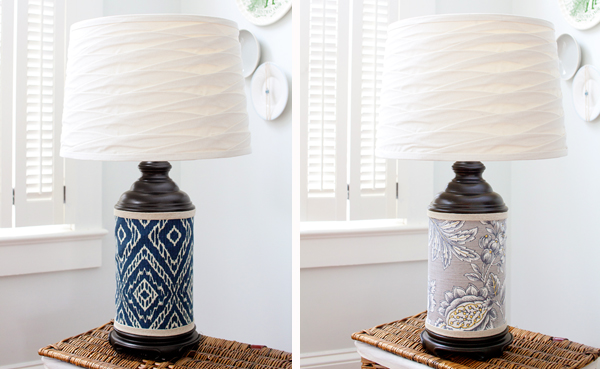 Cover Lamps With Fabric