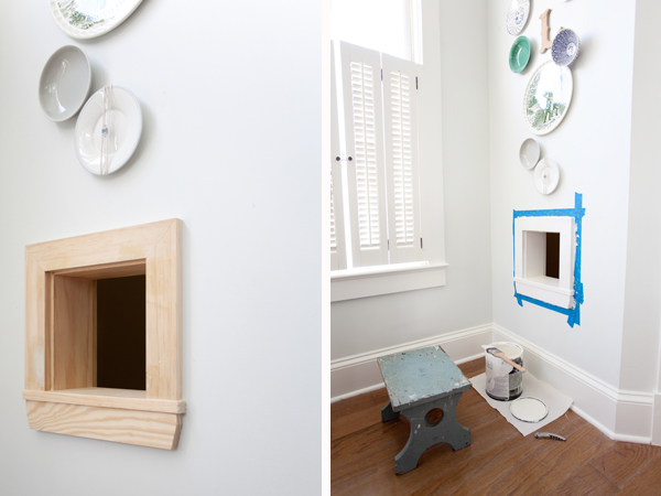 Cut A Hole In Wall For Cats Litter Box | The Lettered Cottage