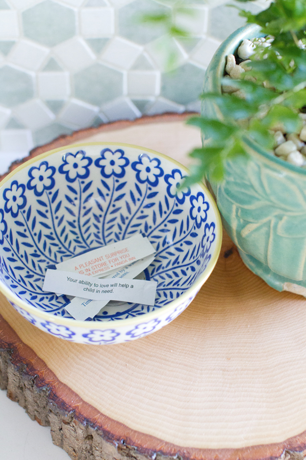 Fortunes in a bowl | The Lettered Cottage