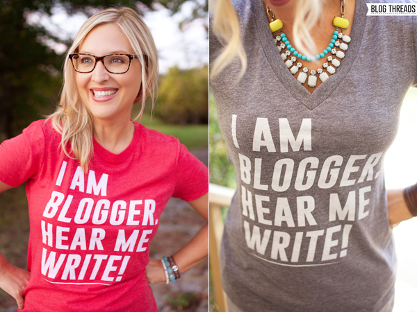 I Am Blogger T-shirt | Blog Threads | The Lettered Cottage