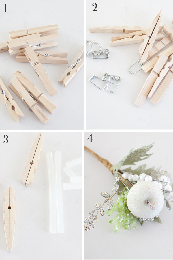 Clothespin Snowflake Ornament | The Lettered Cottage