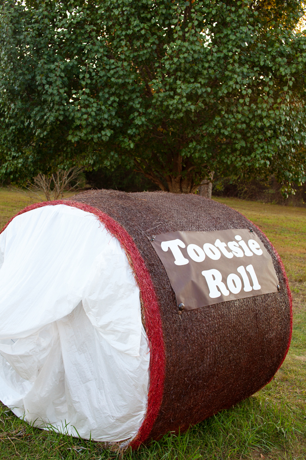 Hay Bale Decorating | Tootsie Roll