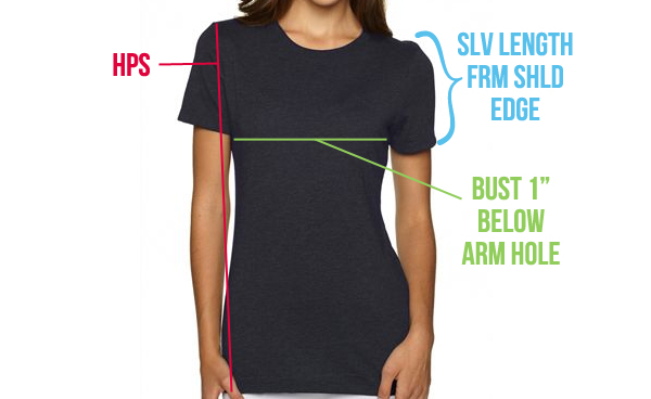 Blog Threads T-shirt Measurements