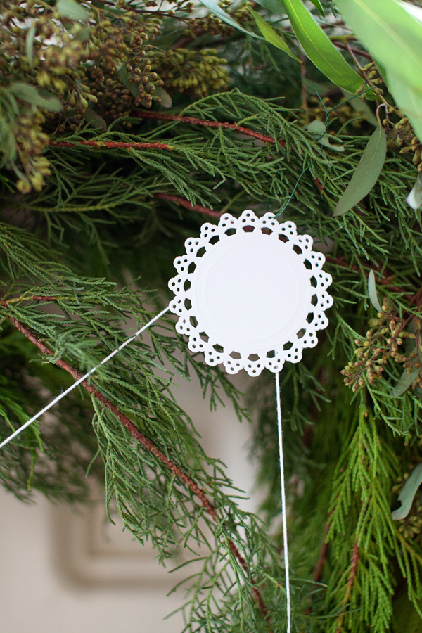 Paper Doily Garland | The Lettered Cottage