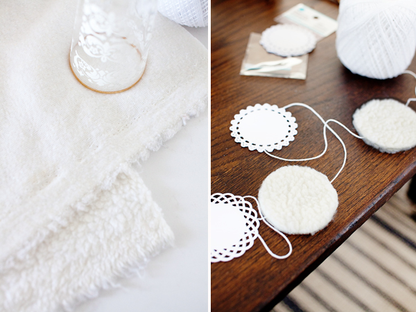 Wool Circle and Doily Garland | The Lettered Cottage