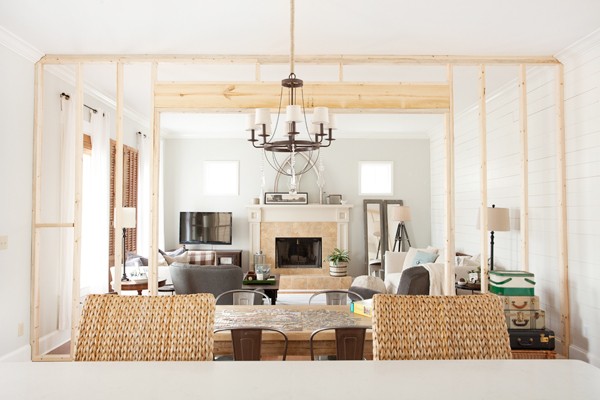 Partition Wall | Living Room | Cottage Style