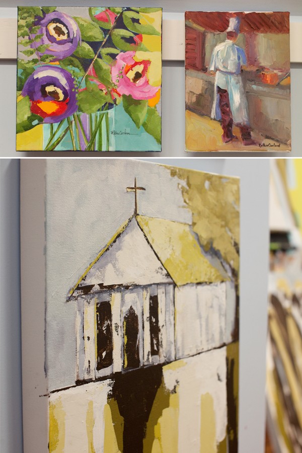 Ruthie Carlson Art | Painting | The Holiday Studio | Church | Chef | Flowers