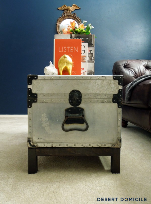 DIY Trunk Coffee Table | Desert Domicile Blog