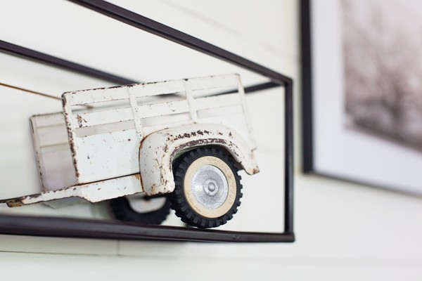 Old Toy Trailer | Pottery Barn Shadowbox | Wall Gallery
