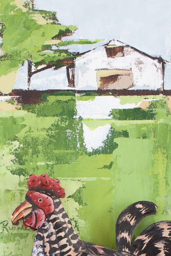 Barn Painting by Ruthie Carlson | Rooster