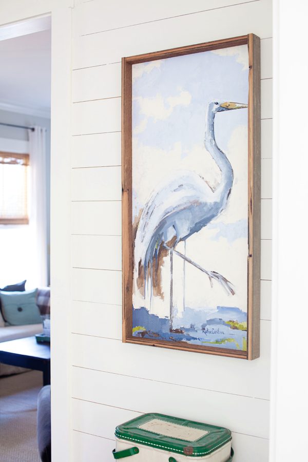 Heron Painting by Ruthie Carlson | The Lettered Cottage