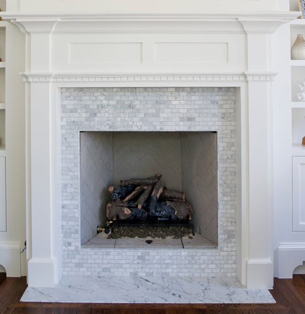 Fireplace Facelift - The Lettered Cottage