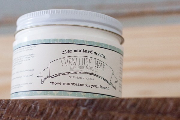 Miss Mustard Seed Clear Furniture Wax | Wood Sealer