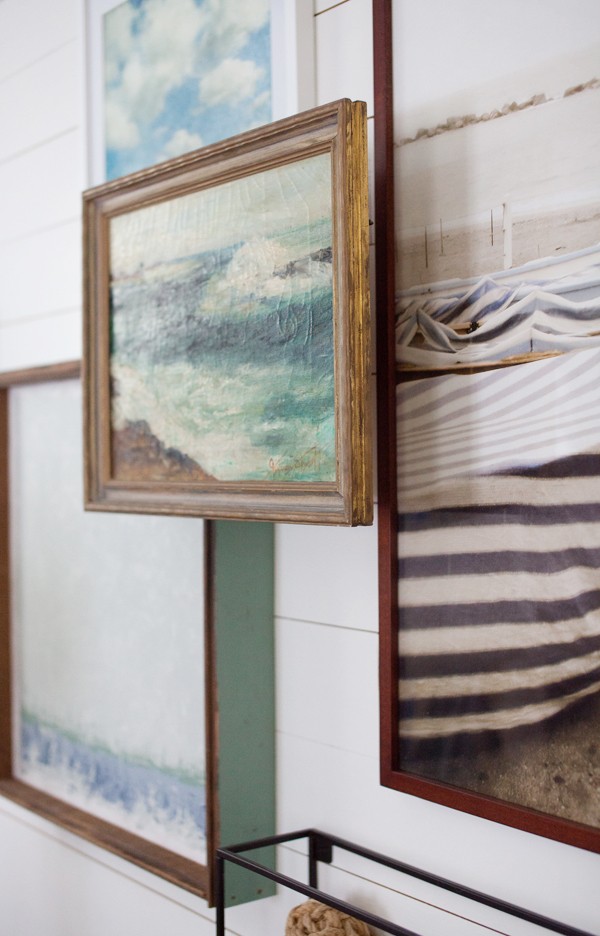 Picture Frame Riser Project | Gallery Wall | Sea Art | Painting