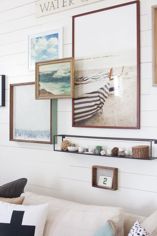 The Lettered Cottage | Gallery Wall | DIY Picture Frame Riser