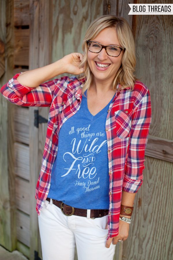 Blog Threads | All Good Things Are Wild And Free | T-shirt