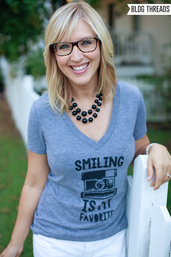 Blog Threads | Smiling Is My Favorite | T-shirt