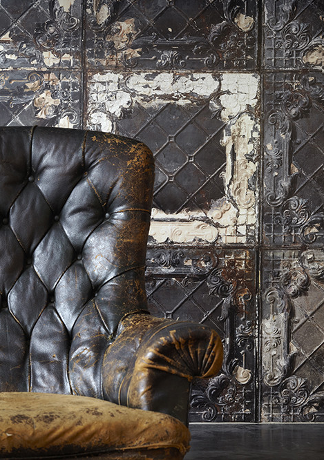Brooklyn Tins Wallpaper by Merci
