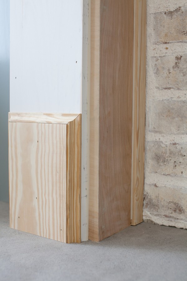 Farmhouse Fireplace | Plinth Block
