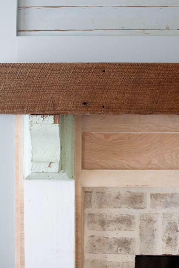 Farmhouse Mantel | In Progress