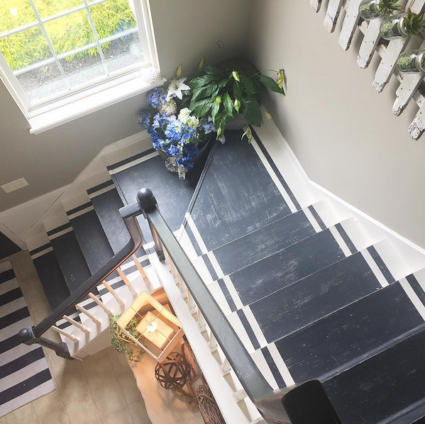 The Other Side Of Neutral | Painted Staircase