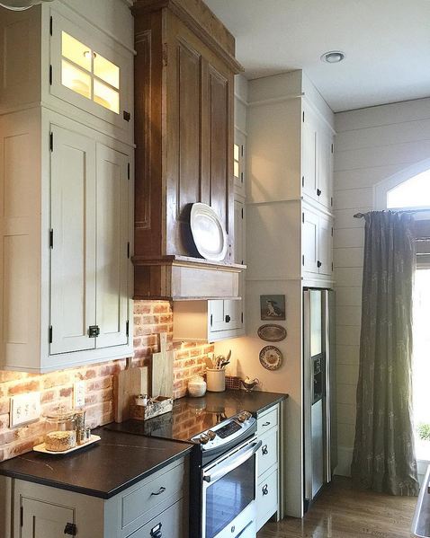 Blessed Momma To Baby Girls on Instagram | Door Turned Range Hood