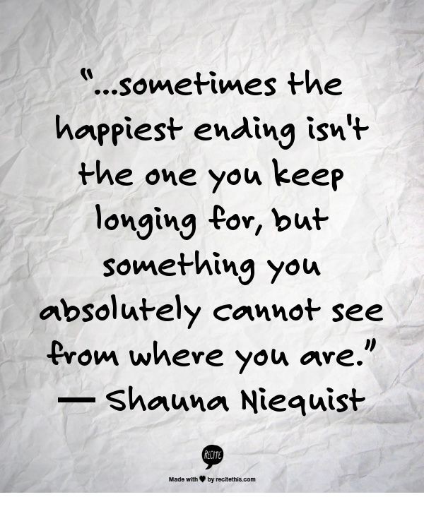 Shauna Niequist | Happy Ending Quote