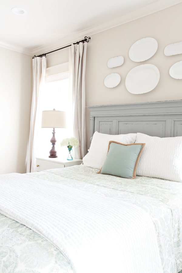 Bedroom Makeover | Natural White Blue Gray