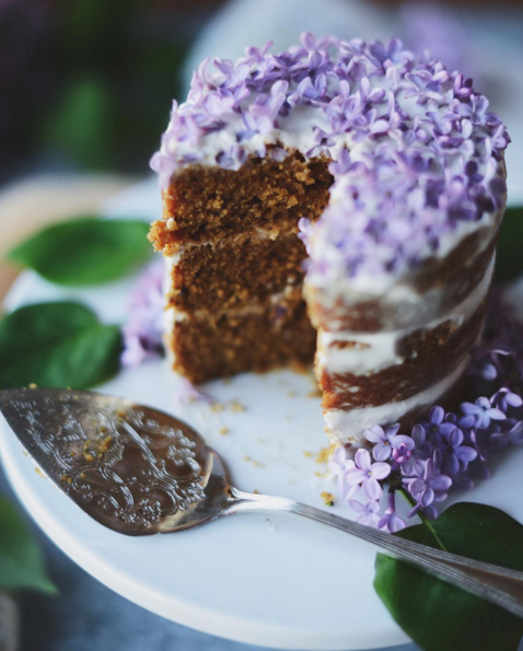 Lemon Lilac Mini Cake by Fare Isle