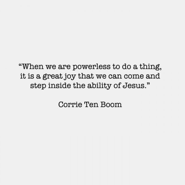 Corrie Ten Boom | Jesus | Quote