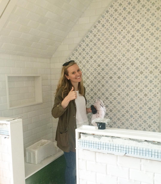 Sarah Richardson Design on Instagram | Saltillo Tile | Shower