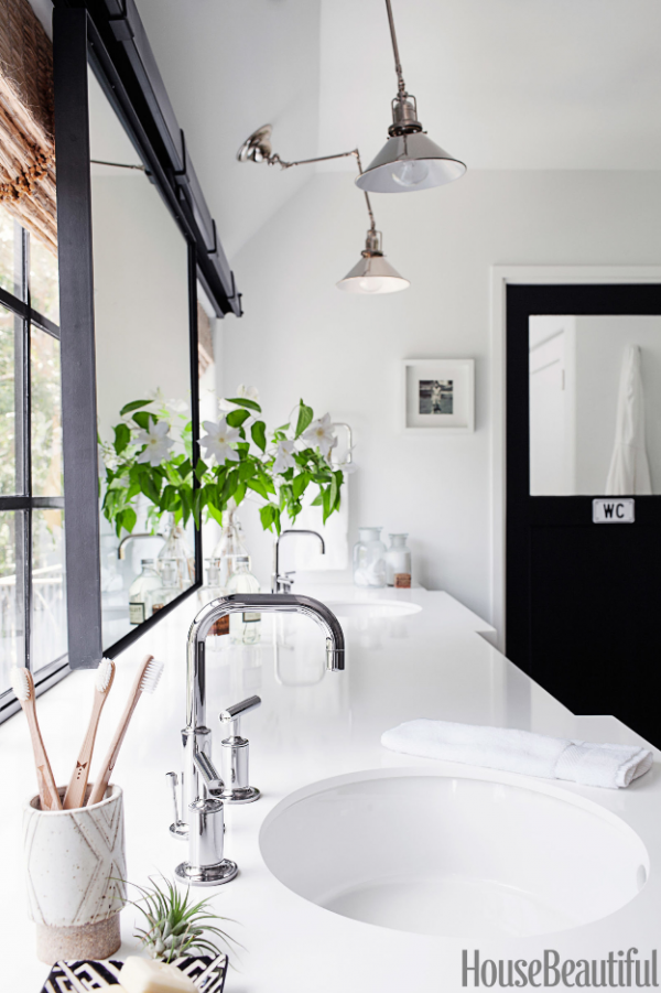 Kim Lewis Designs | Tiffany Amber Thiessen Bathroom