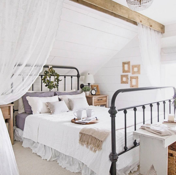 Liz Love Grows Wild on Instagram | Farmhouse Bedroom