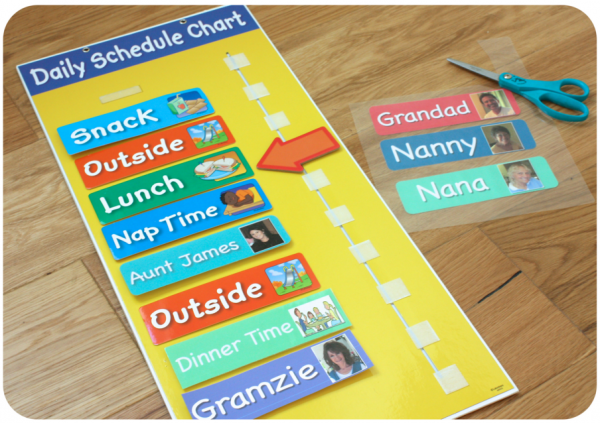 Daily Activities Chart for Adopted Children