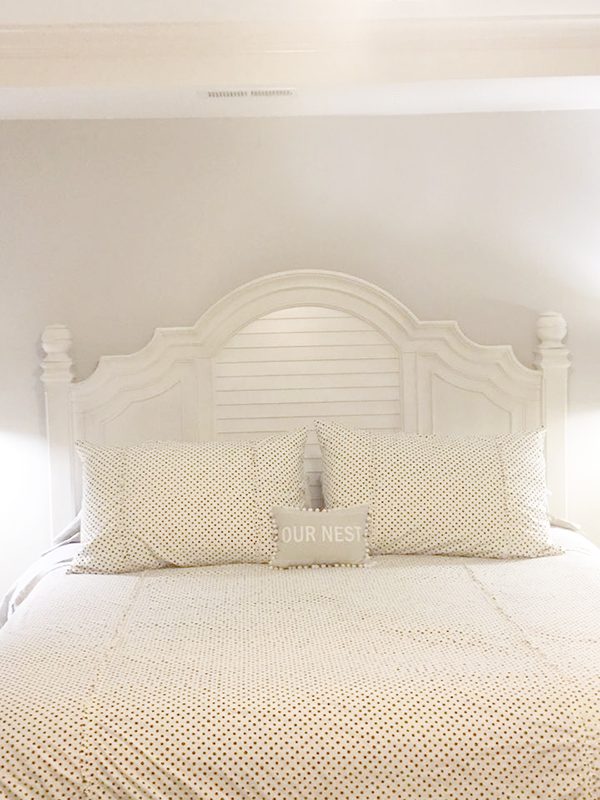 Wall Space Above Your Arched Headboard, What Can I Put Between Headboard And Wall Bedroom