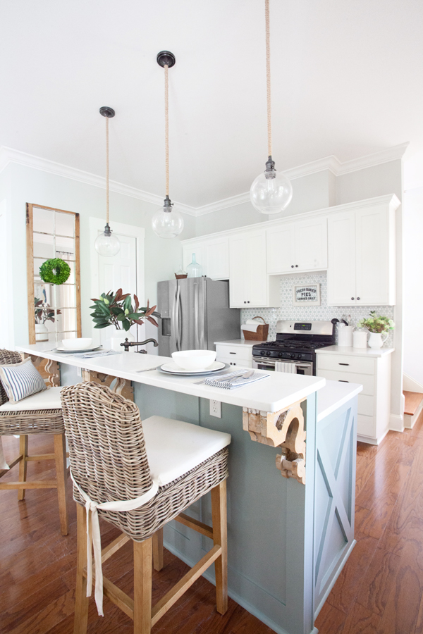 I Painted Our Kitchen Island...Again! | The Lettered Cottage